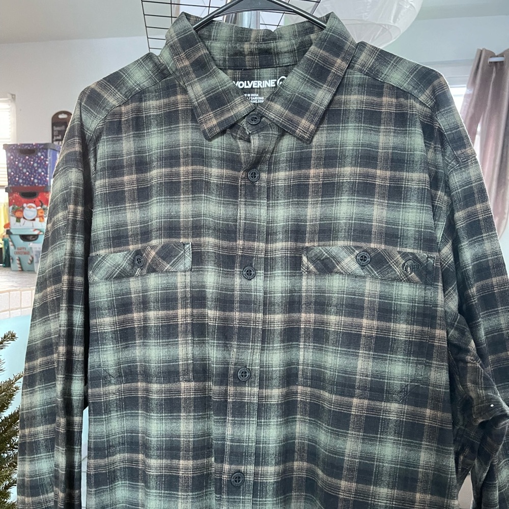 Flannel Button Down Shirt